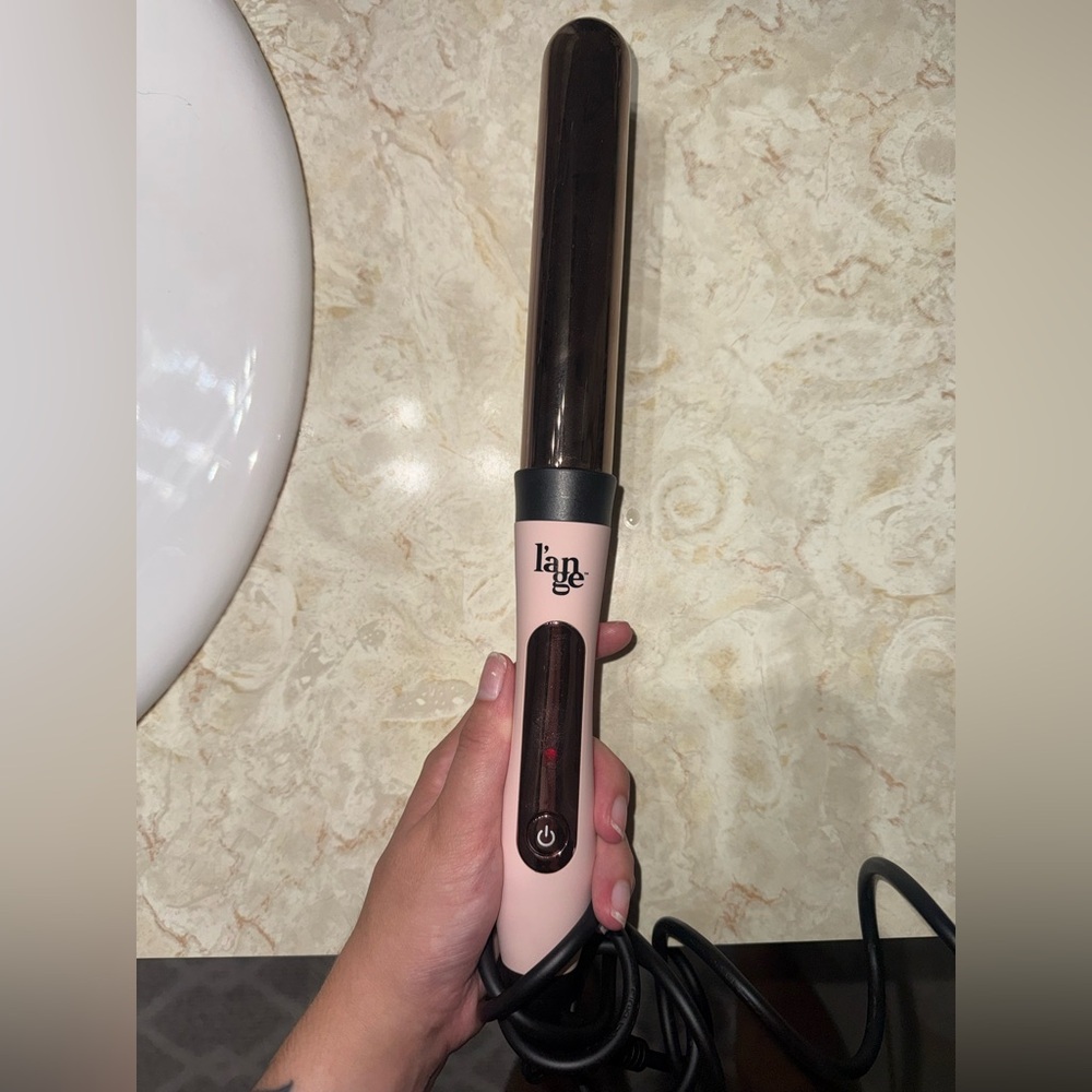 L'ange Pink Curling Wand 1.25 inch